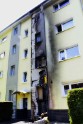 Rollerbrand dann Feuer 1 Fassadenbrand Koeln Gremberg Kroppergasse P17